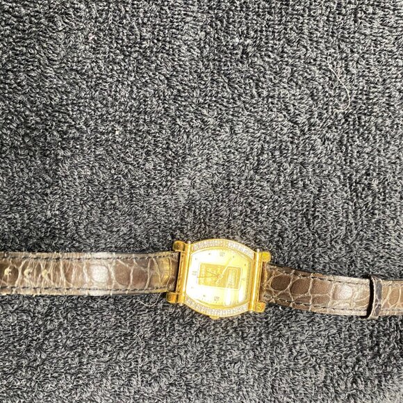 Croton Swiss 23 K Gold Plated Credit Suisse Gold Ingot Watch. 1 gram Ingot - Picture 4 of 10